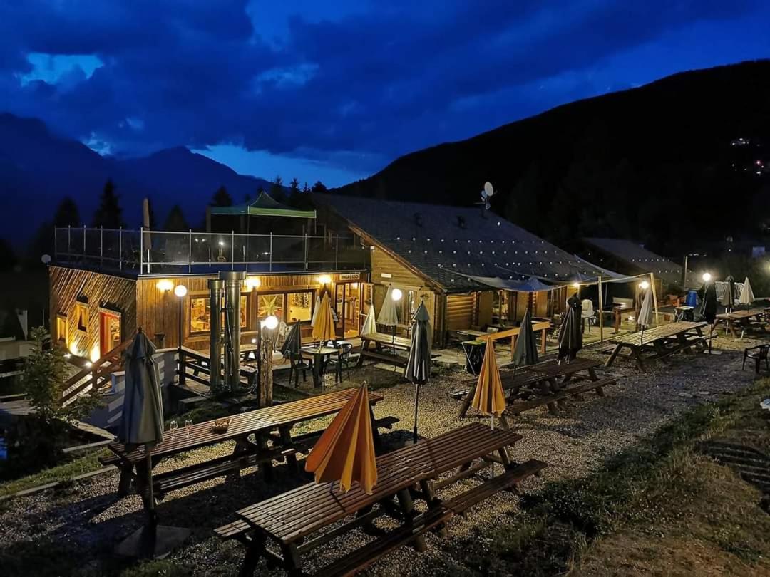 Oulx Restaurant Hotel Chalet Del Sole מראה חיצוני תמונה