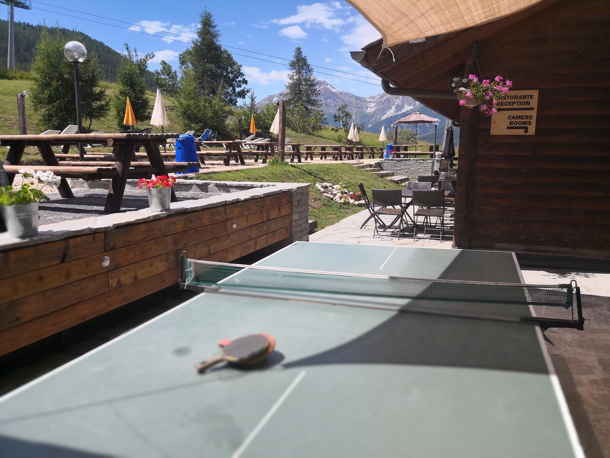 Oulx Restaurant Hotel Chalet Del Sole מראה חיצוני תמונה