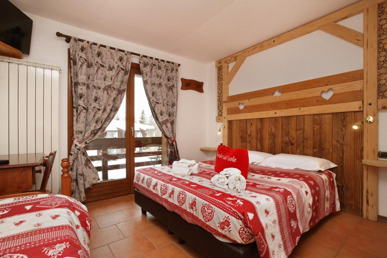 Oulx Restaurant Hotel Chalet Del Sole מראה חיצוני תמונה