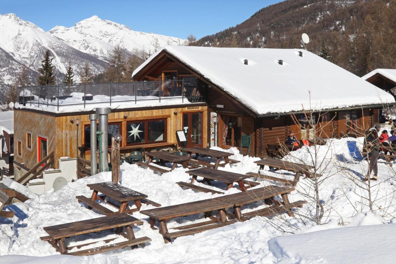 Oulx Restaurant Hotel Chalet Del Sole מראה חיצוני תמונה