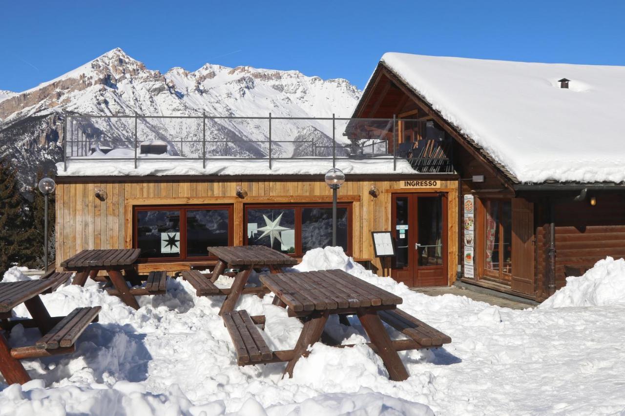 Oulx Restaurant Hotel Chalet Del Sole מראה חיצוני תמונה